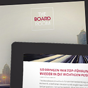 Teaserbild Corporate Website für The Boardroom