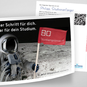 Teaserbild Studienpioniere Werbebotschaft