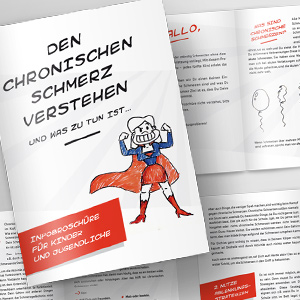 Teaserbild Booklets mit Infos zu chronischen Schmerzen