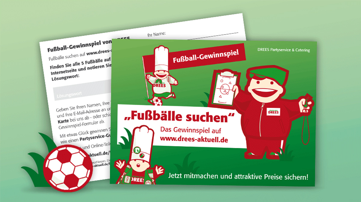 Gewinnspiel mit Postkarte