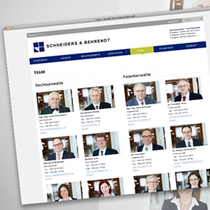 Teaserbild Responsive Kanzlei-Website in WordPress