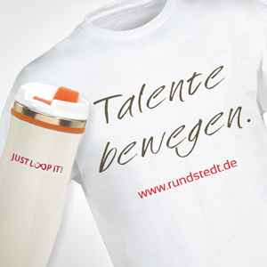 Teaserbild Messestand und Promotion-Artikel für von Rundstedt