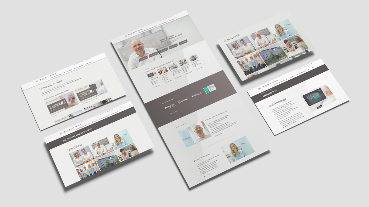 Mockup Website Relaunch Endo-Bochum