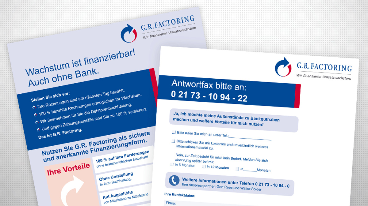 Werbebeilage für IHK-Zeitschrift