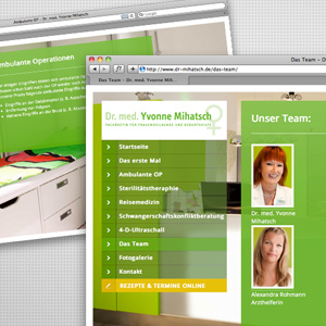 Teaserbild Website mit WordPress für Arztpraxis