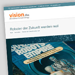 Teaserbild Content Portal vision by ifm für die ifm electronic gmbh