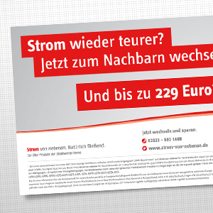 Teaserbild Integrierte Kampagne Stadtwerke Herne